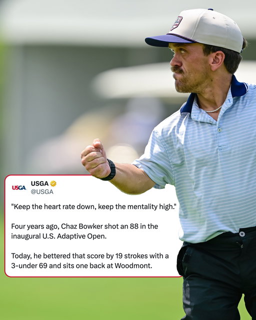 Chazzy is trending 📈 YouTube golf has him in peak form at the U.S. Adaptive Open 👀