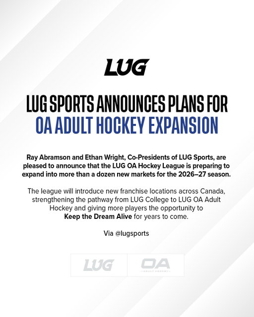 We’re announcing expansion plans for OA Adult Hockey🚨 Swipe to see where we’ve expanded👀 

Link in bio to register for OA. 

#lug #adulthockey #league