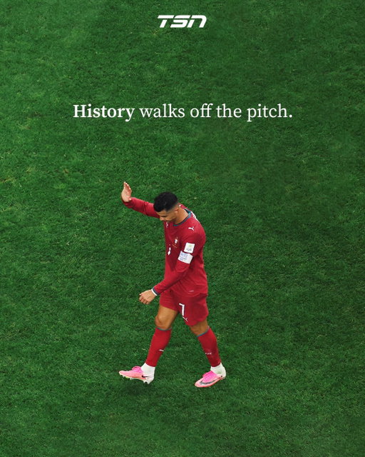 Cristiano Ronaldo says goodbye ❤️😢

#FIFAWorldCup