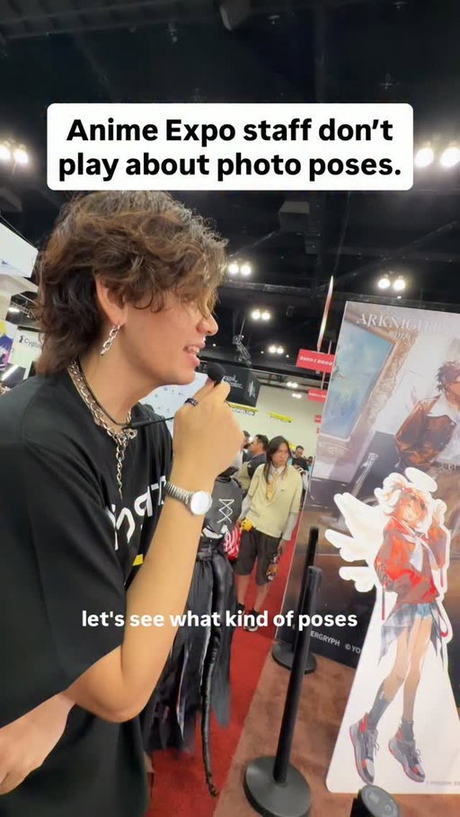 No basic photos allowed here 😂 @animeexpo 

#AnimeExpo #AnimeExpo2026 #AX2026 #Arknights