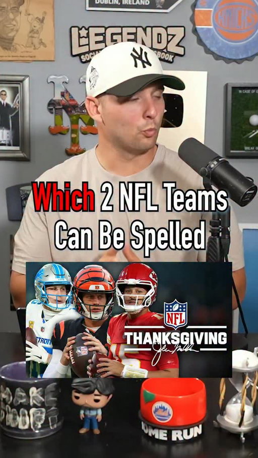 What 2 Teams Can You Spell Out Using The Word Thanksgiving?