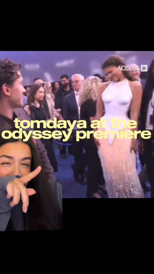 @zendaya broke the internet today & @theodysseymovie will break the internet next week 😮‍💨 

vid from @accesshollywood 

#film #theodyssey #zendaya #tomholland #movie