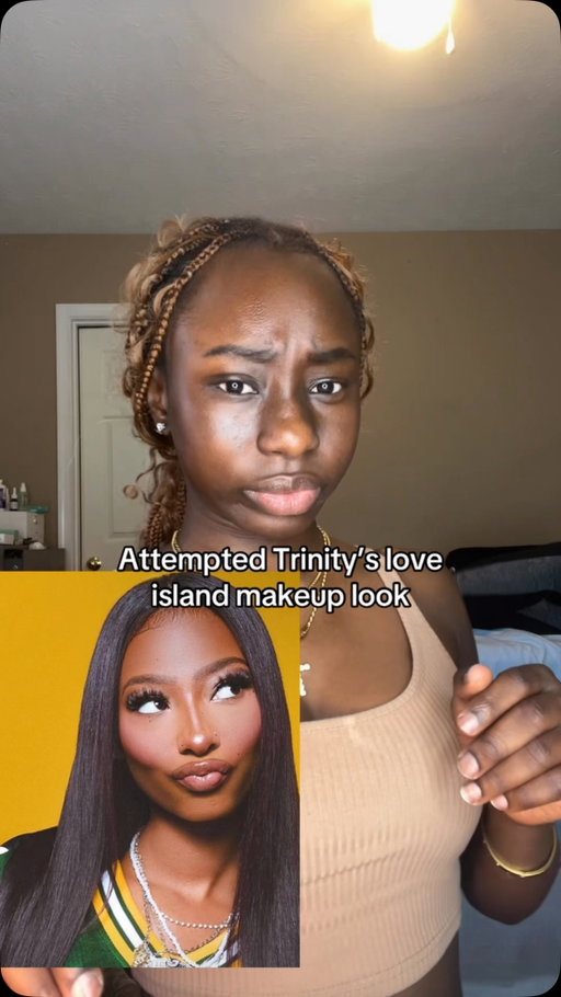 Follow @riaddoll | Amora is so shady from what I’ve seen😭  #loveislandusa #loveisland #trinityedit #trending #makeuplook