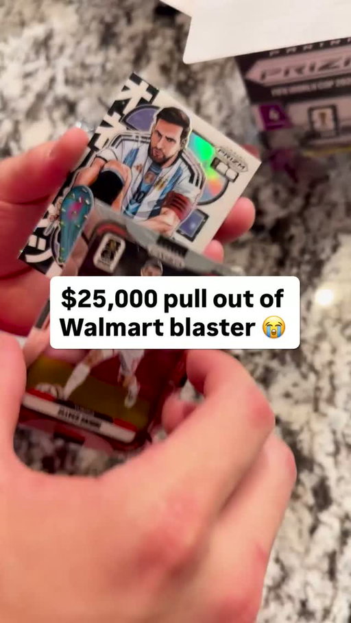 These brothers went out to get pizza... and they ended up pulling this $25,000 Messi World Cup Manga card 😭

What's your best blaster pull? 👇
#collect #fifaworldcup #messi #sportscards