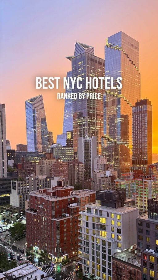 My top 3 NYC hotel picks, ranked.

The Equinox Hotel is my all time favorite in Manhattan for full five star luxury from check in to check out. The Arlo Midtown Suite is the most value packed upgrade in the city with a private terrace overlooking the Empire State Building, World Trade Center, and Hudson Yards plus a living room, dining table, king bed, and spa bathroom. And the Public Hotel Loft Room is the cutest boutique stay with the best rooftop and an unbeatable SoHo location. Use code TYLERCRAWFORD for up to 40% off your Arlo stay.

Save this for your next NYC trip and send it to whoever you are going with.

#nychotels #arlohotels #publichotel #equinoxhotel #luxuryhotels