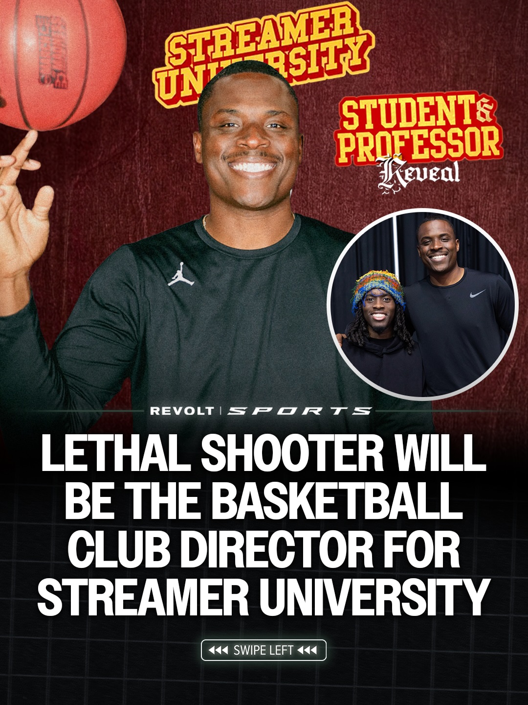 10 YEARS of helping celebrities and creators understand it.. and now it’s OFFICIAL!!! It’s an honor that I’ve been named the Basketball Club Director for @kaicenat’s Streamer University. I’m extremely humbled and grateful for my LOYAL FANS and FOLLOWERS who supported me all these years. -I UNDERSTAND IT NOW!🏀
-
Trainer: @lethalshooter