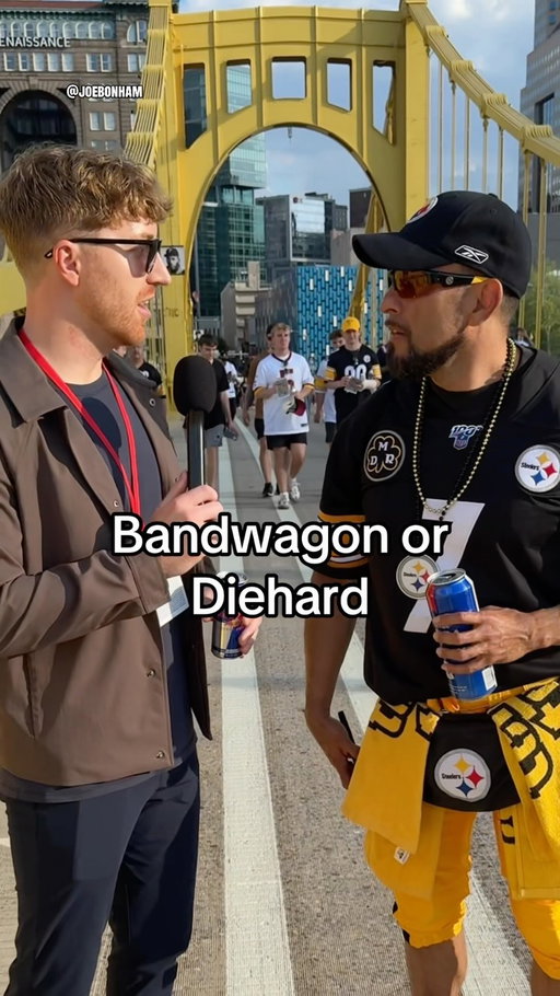 Bandwagon or Diehard with Steelers fans

#BandwagonOrDiehard #steelers #wisconsin #nfl #xyzbca