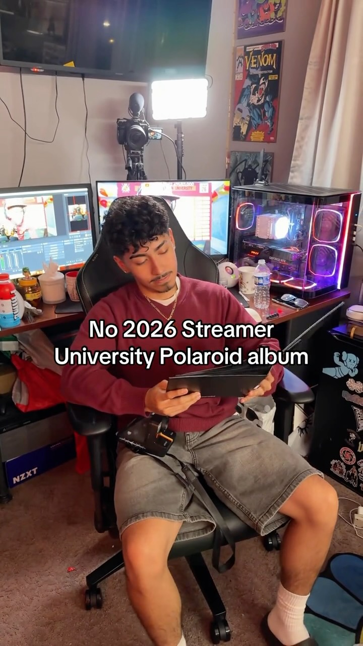 No streamer university Polaroid album this year 🥲 #streameruniversity #polaroid #album #kaicenat