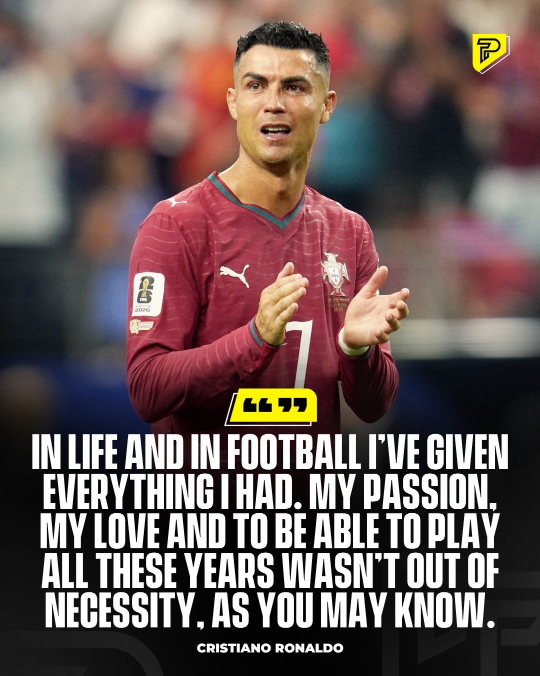 Cristiano Ronaldo’s final World Cup ended in heartbreak as Mikel Merino scored an injury-time winner to send Spain through to the quarterfinals 1-0 in Dallas on July 6. Ronaldo had confirmed at his pre-match press conference that this would be his last World Cup, telling reporters “I will retire when I want, not when you want.”

Portugal coach Roberto Martinez also confirmed he will step down following the exit. Ronaldo holds 232 caps for Portugal, scoring 146 goals across his international career.

#Pubity #Viral #Sports