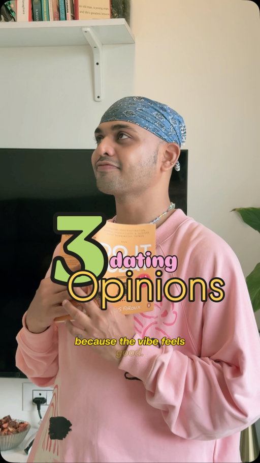 Three opinions. Maybe controversial. Maybe overdue. 👀
Dating got a lot less exhausting once I stopped chasing mixed signals and started valuing people who actually know what they want.
For me, compatibility starts long before the first date.
Do you agree, or am I about to offend half the internet? 😂👇
@tinder_india 

#collab #TinderIndia  #QueerDating #LGBTQIA #DatingOpinions
.
.
.
(queer dating, LGBTQIA dating, dating advice, dating opinions, dating apps, Tinder India, Tinder, compatibility, intentional dating, healthy relationships, communication in dating, modern dating, dating green flags, dating red flags, verified profiles, dating conversations, first date tips, queer relationships, gay men, relationship advice, dating compatibility, finding your person, authentic dating, online dating, dating mindset, meaningful connections, dating intentions, gay dating)