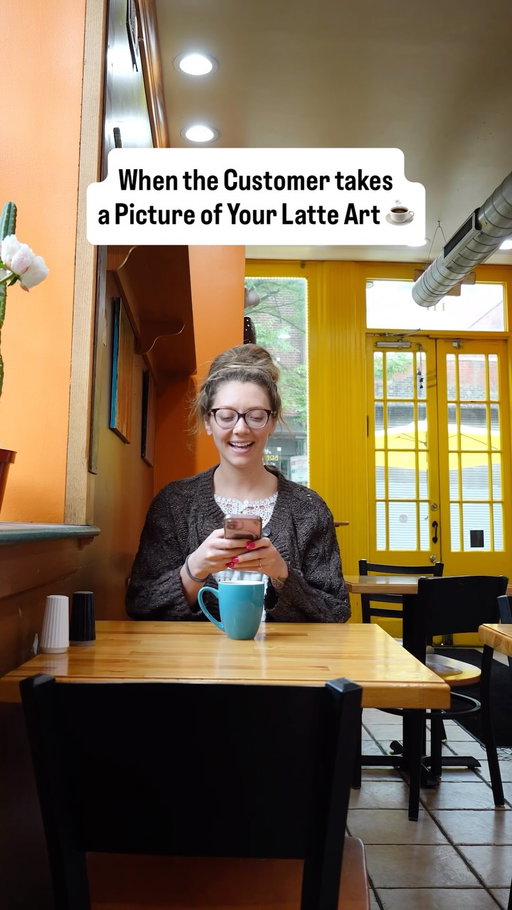 If you want to make our barista smile, make sure to take a pic of your drink ☕️

Follow for more :)