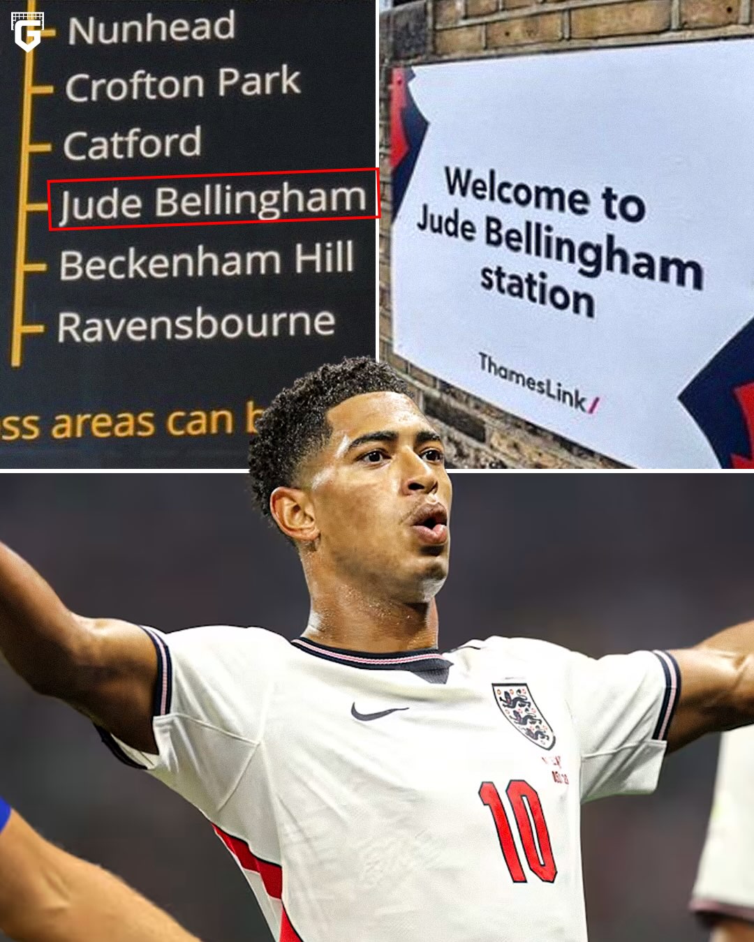 🚨 BREAKING: Bellingham station in London has been renamed “Jude Bellingham” station.

Originally planned for one day, it will now remain until Sunday after his performance against Mexico.

🏴󠁧󠁢󠁥󠁮󠁧󠁿 JUDE BELLINGHAM VS MEXICO:

- 101 minutes
- 2 goals
- 4 dribbles
- 100% long balls
- 7 defensive contributions
- 2 tackles
- 4 clearances
- 3 ball recoveries
- 9 duels won
- 1 last-man tackle
- 0 times dribbles past

WHAT A PLAYER! 🏴󠁧󠁢󠁥󠁮󠁧󠁿