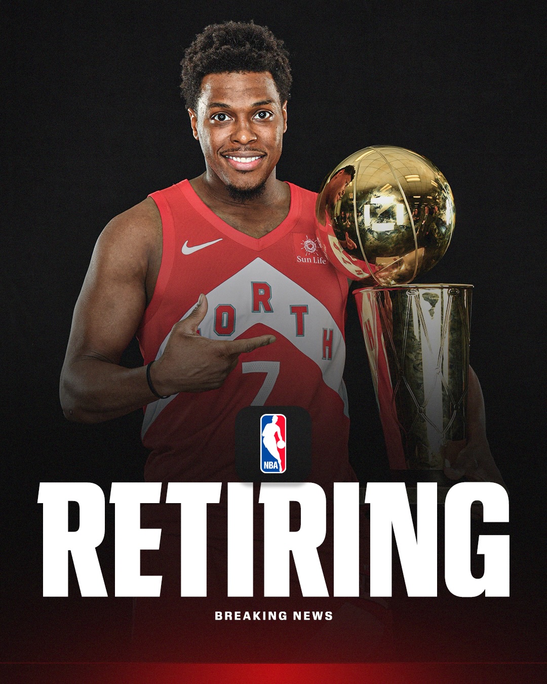 Breaking: Kyle Lowry says that he will retire from the NBA as a member of the Toronto Raptors, he announced on social media.

(via @raptors)