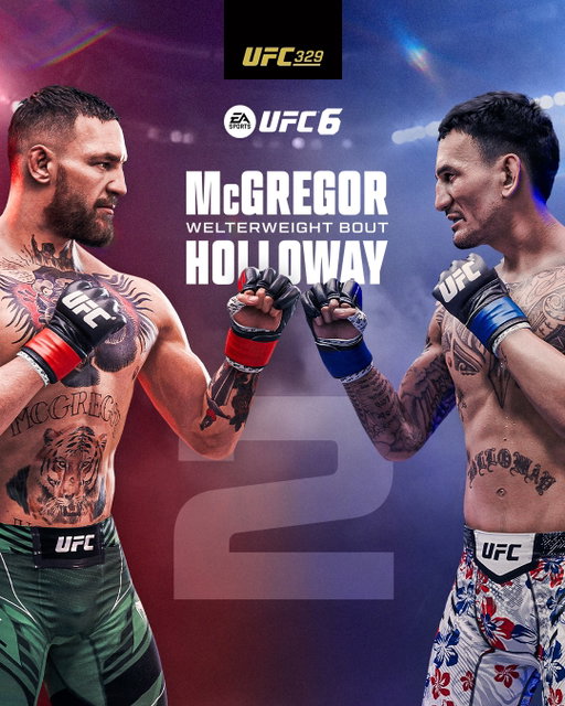 The rematch we’ve all been waiting for goes down on Saturday..

Holloway. McGregor.

Who’s walking out of #UFC329 with the W? 👇

#UFC6