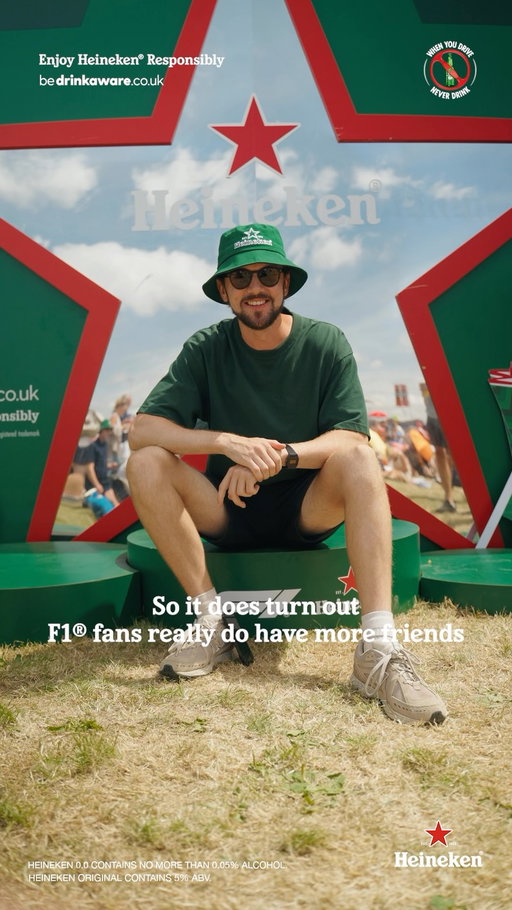 How many new friends can I make within the fastest lap time at the British Grand Prix? Let’s find out with @heineken_uk 🍻 

Would you like an F1® Season Ticket? With the Heineken® x F1® Season Ticket, every race is a chance to meet fellow fans from around the world. Enter now via F1® Unlocked for your chance to win this all-season pass for 2027. Terms & conditions apply. | Ad
 
18+ only, please drink responsibly, for info please visit bedrinkaware.co.uk

#Heineken #BritishGP #F1FansHaveMoreFriends