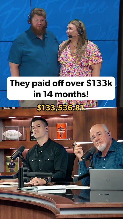 EveryDollar users Jim & Taylor reached the Debt-Free Stage after paying off $133,537 in student loans in just 14 months.

Before they were even married, they knew they wanted to start their life together on the right foot. After getting engaged, they got serious about their finances, used money from their wedding to jump-start the payoff, and spent the next 14 months throwing $5,000–$6,000 a month at the debt. Between overtime, taking call shifts, Uber driving at the Jersey Shore, teaching summer school, and even making advertising banners for planes, they did whatever it took to speed up the process.

Now they're completely debt-free less than two years into marriage and have the freedom to build their future without student loans hanging over them.

Their key to success: “Have a plan. Stay on the same page. Keep moving forward.”