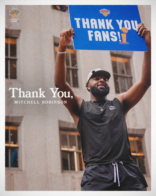 From the moment you put on a Knicks jersey, you gave the city everything you had 👏