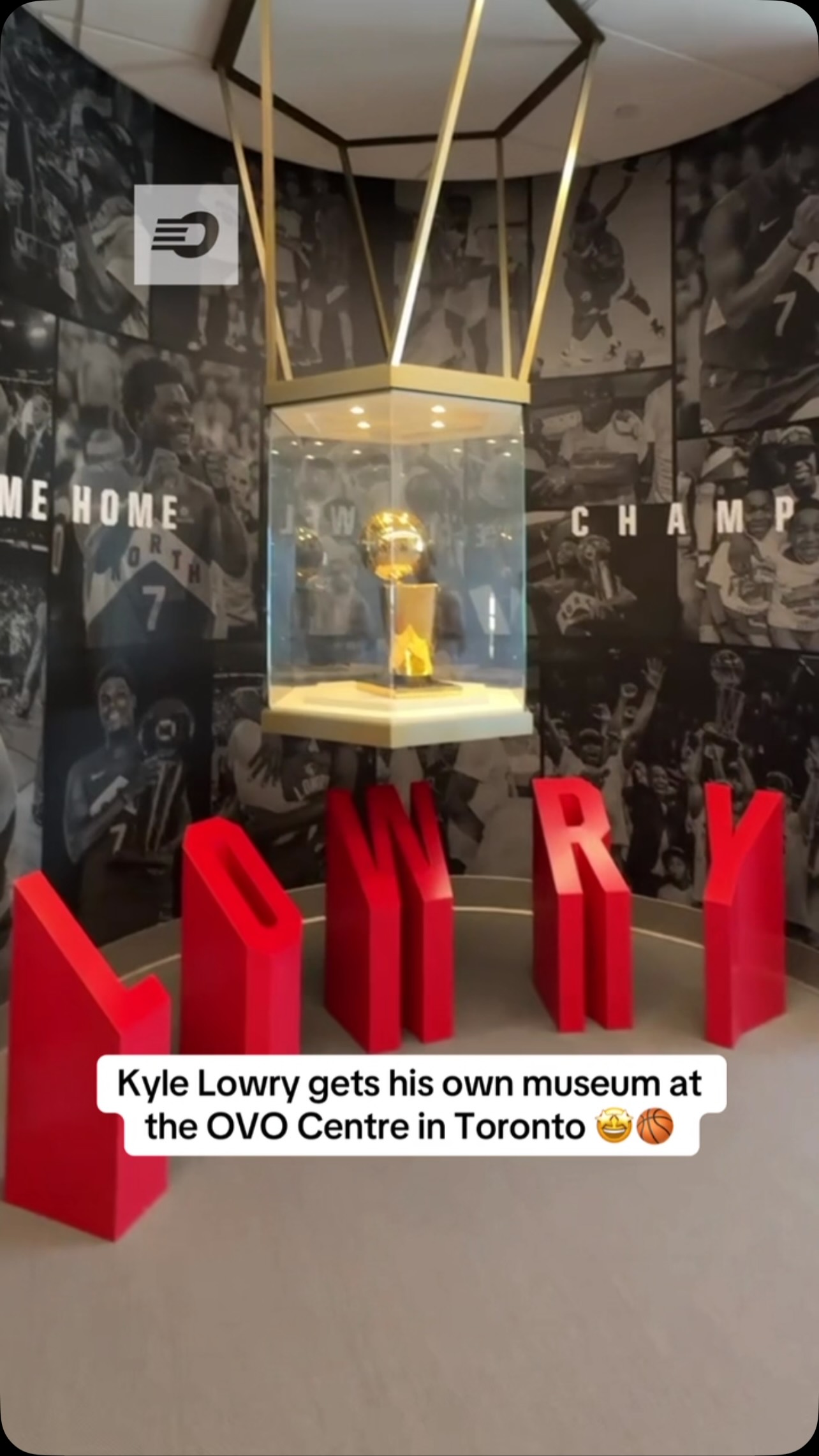 The G.R.O.A.T 🦖 Kyle Lowry retires as a Raptor and gets his own museum at the OVO Centre‼️ 

#raptors #toronto #nba #lowry