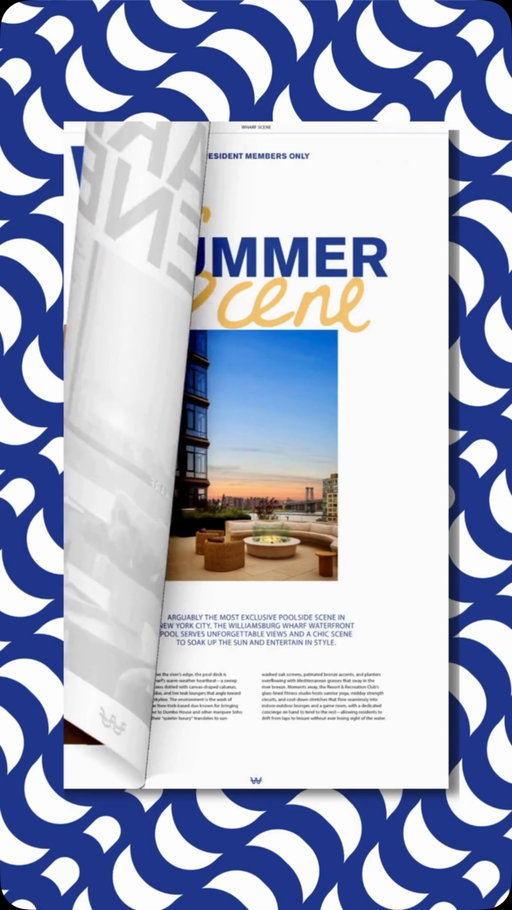 News flash! 📰 Your summer guide to waterfront living @williamsburgwharf 💙