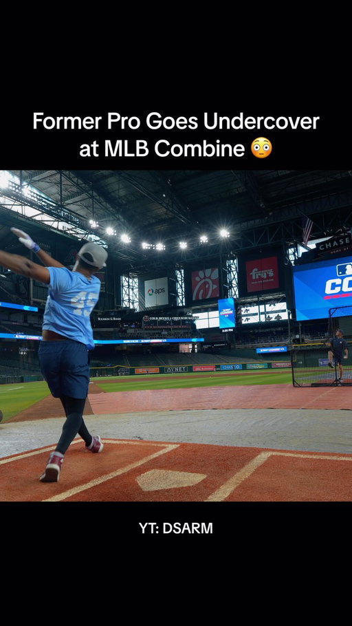 Former Pro Takes BP at MLB Combine 😳

#baseball #mlb #perfectgame