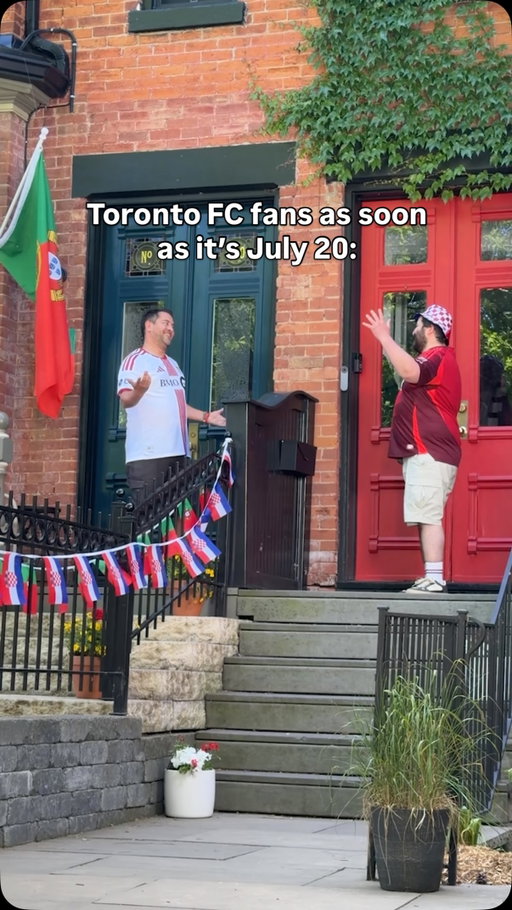 Dreaming about this feeling. Toronto FC is back at BMO Field soon ❤️🤍⚽️