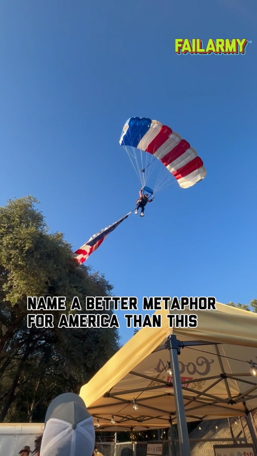 That's one way to crash a party 🇺🇸 
#AmericanStateFair #America250 #America #fail #failarmy