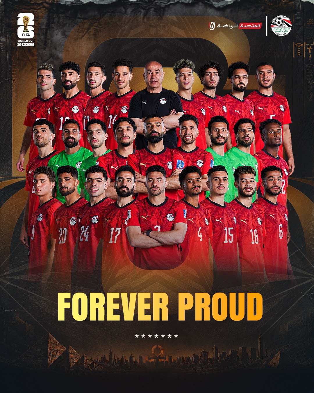 شكرًا ليكم على ٢٣ يوم من أحلى اللحظات اللي عشناها سوى 🤩🇪🇬

Thank you for 23 days of the best moments we could have shared together 🤩🇪🇬

#شجع_مصر
#منتخب_الفراعنة 
#الفراعنة_في_كأس_العالم
#egyptnt
#FIFAWORLDCUP