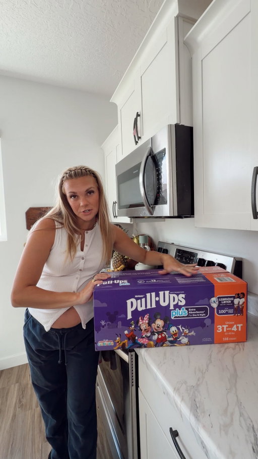 #ad potty training Piper has been a whirlwind😵‍💫🌪️💗 thanks to @pullups we are learning wet from dry!! Don’t miss out on getting your own Pull-Ups Plus for $8 off at @costco until 7/19 🤟🏼🛒
 #PullUpsPartner #pottytraining #momlife #toddlermom