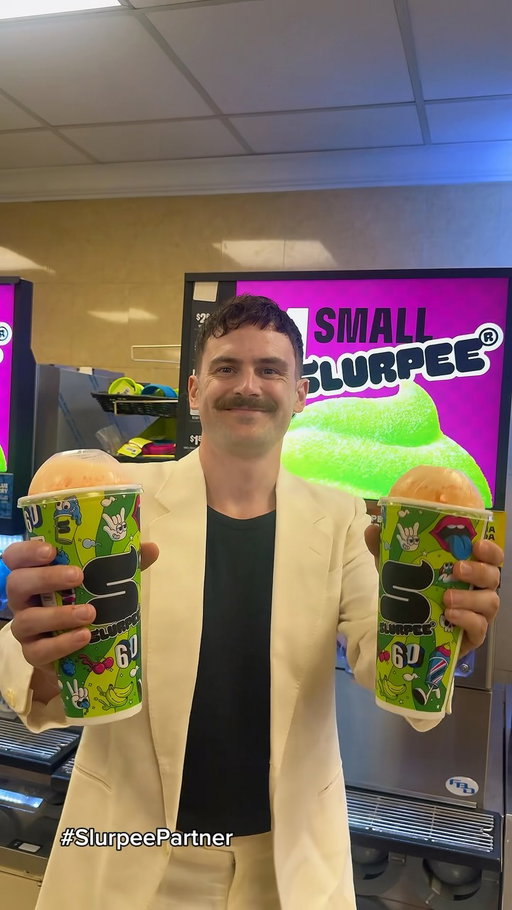 A fancy dinner is temporary. A @slurpee date is forever. Tag who you’re bringing, then grab your own free small Slurpee drink on 7/11. @7eleven @speedwaystores #7ELEVEn #Speedway #SlurpeePartner #SlurpeeDate