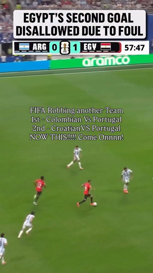 FIFA!!! OMG 😡

This is getting ridiculous at this point!! What are you doing FIFA ??? Egypt absolutely ROBBED!!! Joining the list of many more like Colombia, Croatia……. and the list goes on 🤦🏽‍♂️

#worldcup2026 #fifaworldcup #robbed