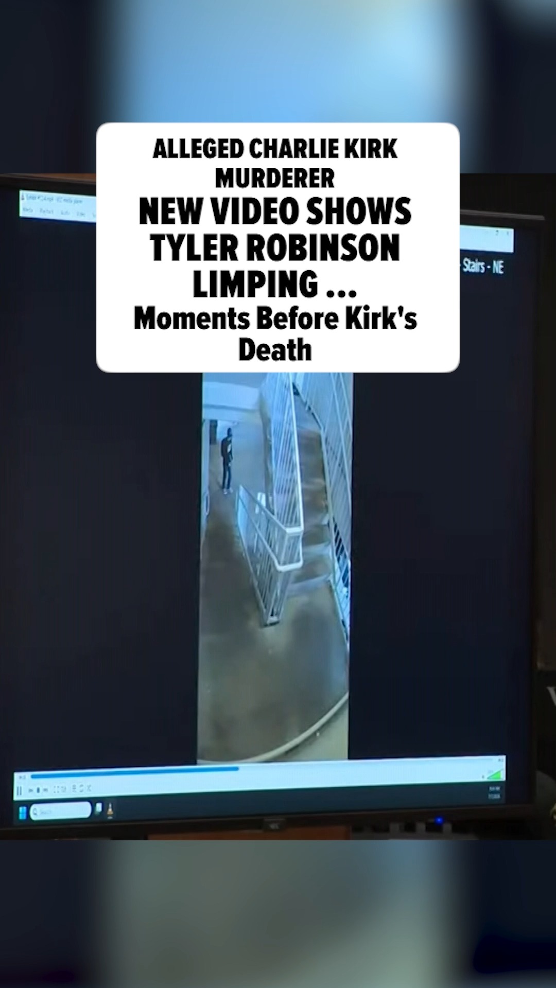 ⚠️🚨 Tyler Robinson, the 23-year-old alleged assassin of Charlie Kirk, is now in the second day of his preliminary hearing ... and a law enforcement officer is testifying against Robinson's noticeable limp -- caught on video the day of the shooting -- which is claimed to be because of a weapon tucked in his pants.