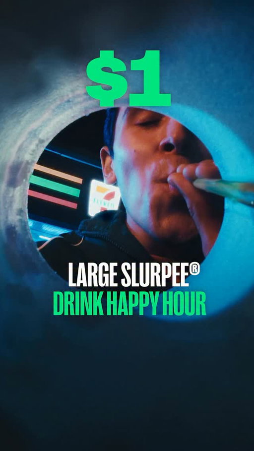 Superstitious? Well don’t chance your luck and miss this deal on the
Powerade® Blood Orange Kick Slurpee® drink ✨
 
It’s just $1 for a large Slurpee during Happy Hour (Mon – Fri, 3pm til 6pm)  with 7REWARDS® . While supplies last. Available at participating stores