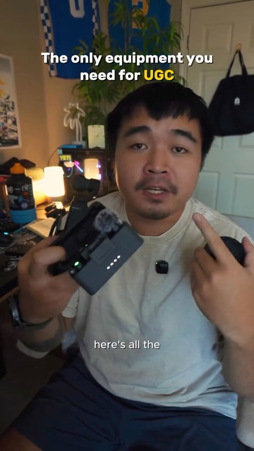 What type of camera gear do you need for UGC? 📸 

#ugc #maleugccreator #ugccreator #ugccommunity #techugc