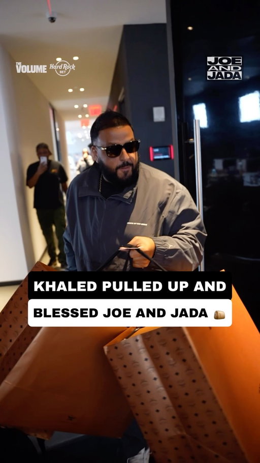 Never know who gonna pull up on set 👀 Khaled came through with that FRESH @mcmworldwide 🥶