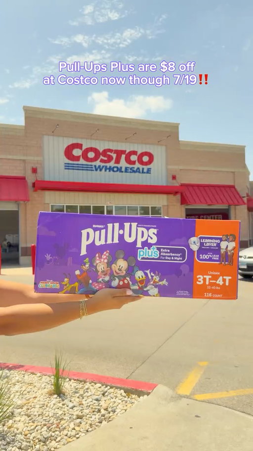 Run don't walk‼️ Pull-Ups Plus Training Pants $8 off at @costco, valid now through 7/19/2026. While supplies last.​
​
#PullUps #costcofinds #costcodeals