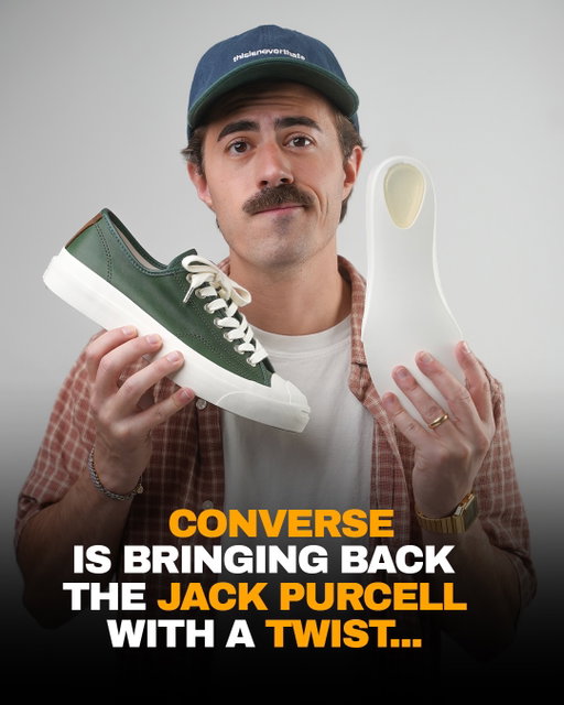 Would you pay $250 for these? 😅

So Converse is bringing back one of their oldest sneakers, the Jack Purcell but this time with the "First String" treatment 😤

The premium materials, wider last and Nike Air unit in the heel give these a much more elevated feel BUT if you're not feeling the higher price point, in-line pairs are expected to release soon 🤘