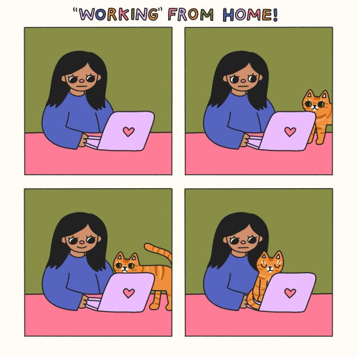 when the activity requires 0 cats

🎨: @carolinefriendart 

#workfromhome #catmom #illustration #lifewithcats
