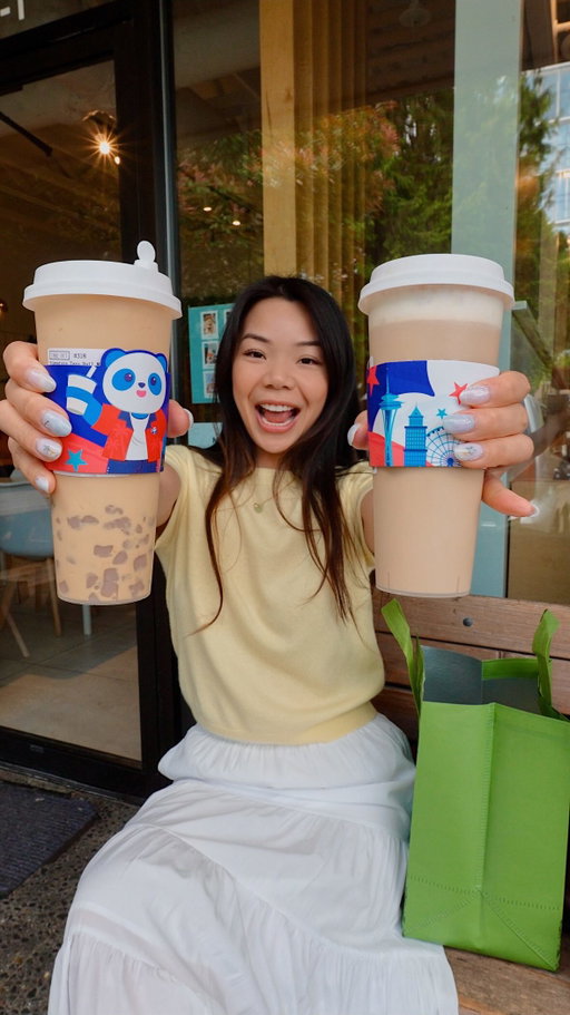 📍TeaByDo (1075 Bellevue Way NE b3, Bellevue, WA 98004)

What I ordered: 
- Mango pomelo sago 
- Oolong milk tea with soybean cheese foam
- Signature taro ball milk tea