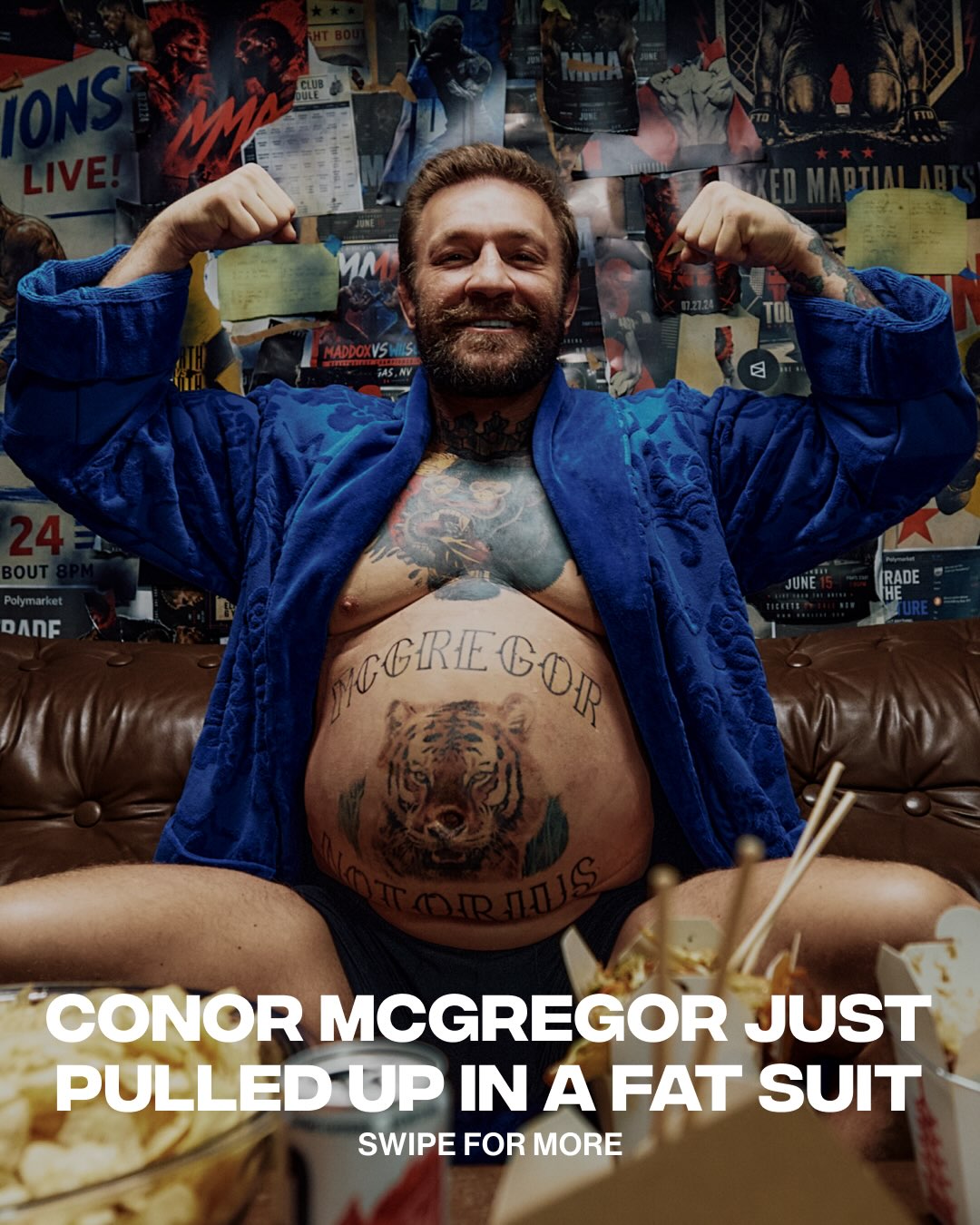 Conor McGregor has jokes. The UFC star wears a fat suit in Polymarket’s latest commercial to troll his critics.

#polymarketpartner