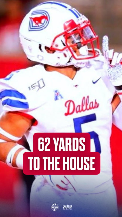 62 DAYS UNTIL @SMUFB ✌️🏈 

Xavier Jones makes this SHIFTY 62-yard touchdown run against Houston in 2019 look easy 👀🔥

•
•
•
•
#PonyUp #PonyUp🐎 #SMU #SMUFB #Dallas