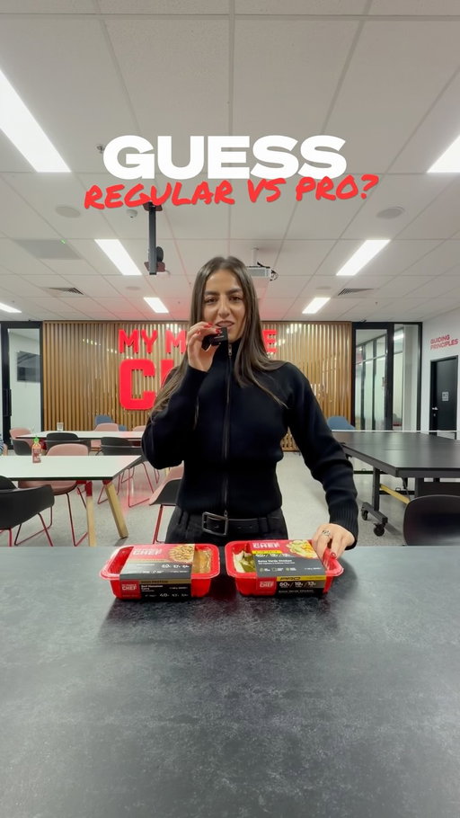 Regular vs PRO… could our team tell the difference? 👀🍴

#mymusclechefPRO
