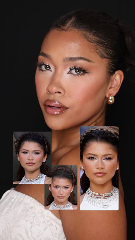 I think everyone thought the same thing when they saw Zendaya on the carpet with this makeup look… I NEED THAT ON MY FACE. 🤍😍
- OG MUA FOR ZENDAYA IS @ernestocasillas 
Recreating @zendaya red carpet makeup @charlottetilbury 
#makeuprecreation #celebritymakeup #makeuptutorial #makeuptransition #makeupinspo 
(tutorial coming tomorrow)