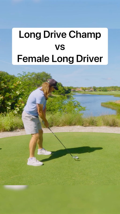 Here’s one of the wildest one hole matches you’ll ever see… this hole got crazy 🤣

@cassmarie_b & I were both on top of our game on this par 5! Pretty crazy to see what happens when two players with speed go head to head on a long par 5 💪🏻

At the end of the day, it came down to the short game! Watch till the end to see how it unfolded around the green ⛳️
