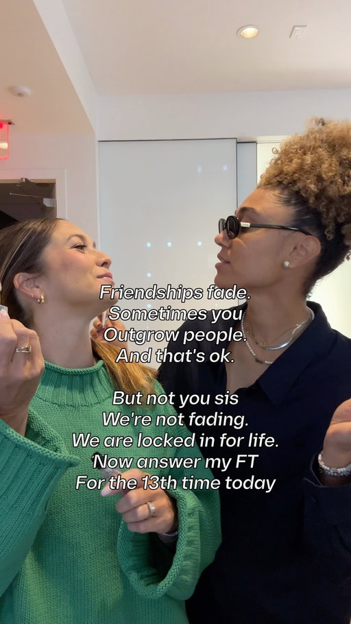 Growing up is realizing your inner circle gets smaller…but your group chat gets louder. 😂

If we’re locked in, we’re locked in.

✨Send this to your forever friend.💌