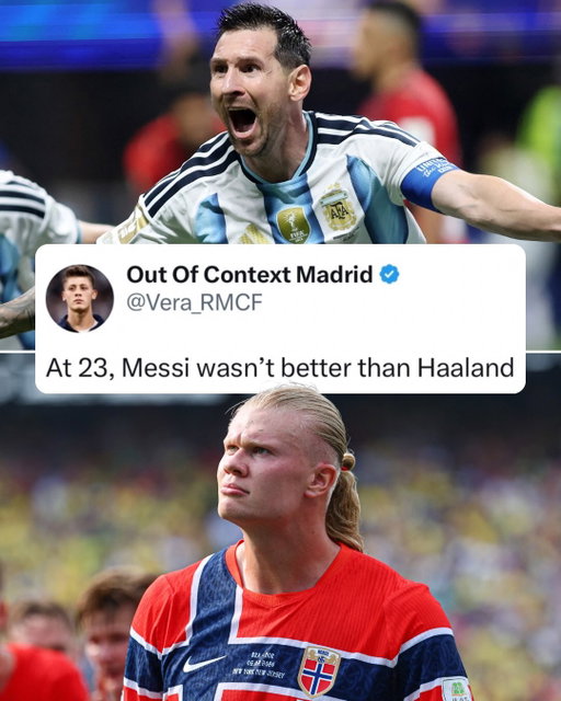 Haaland over Messi? 🤔