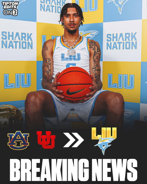 Utah transfer forward Jahki Howard has committed to LIU, he told @On3. 

The 6-6 sophomore began his college career at Auburn and is a former 4⭐️ recruit.

Follow @tiptonedits for all the latest transfer news 📲