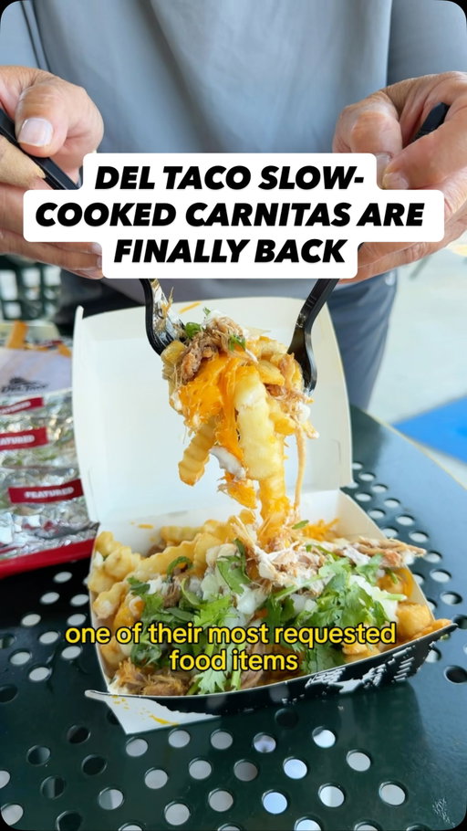 Slow-cooked carnitas street tacos, burritos, and fries are finally back @deltaco for a limited time only!

In honor of America’s 250th birthday, they’ve also got Independence Poppers with Strawberry Poppers and Blue Raspberry flavor, along with Funnel Cake Fries for only $2.50.

Head to your nearest Del Taco and check out these new items before they’re gone!

#deltacopartner