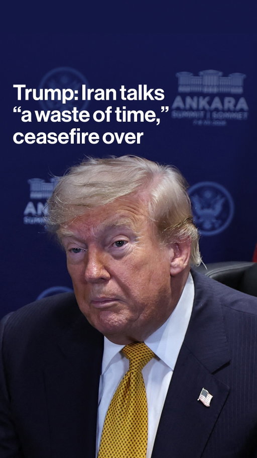 "They're sick people."

US President Donald Trump said his tentative ceasefire with Iran is done, raising the prospect of a renewed military conflict between the two countries.

Tap the link in our bio to read more.