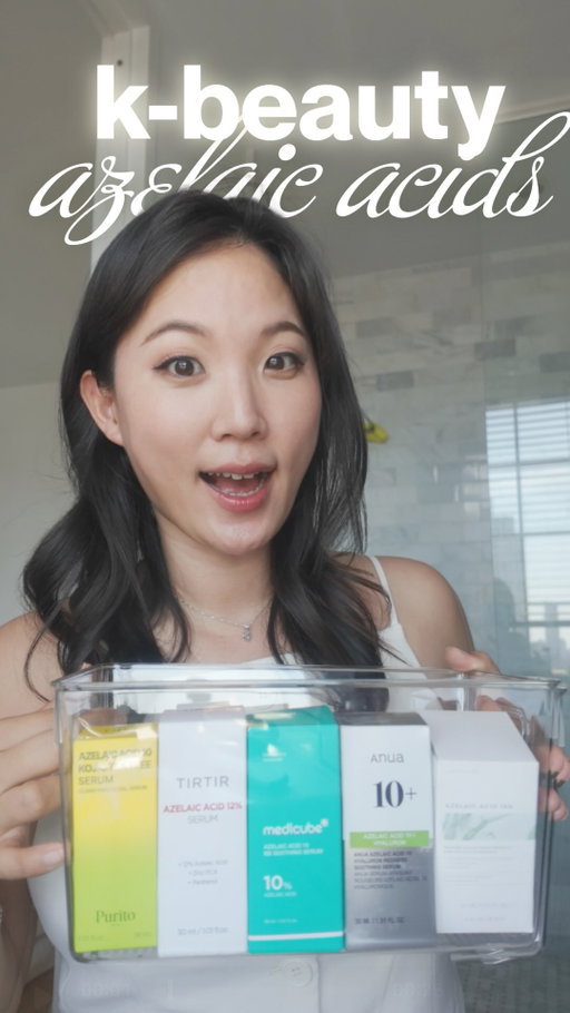 I tried 5 K-beauty azelaic acid products so you don’t have to. Comment AA and I’ll send you the full spreadsheet (ratings, ingredients, price per mL, all of it).

Azelaic acid is quietly one of the most underrated actives in skincare. It calms redness, fades post-acne marks, and works on almost every skin type, but most people are still stuck picking between the same two or three Western brands because that’s all their algorithm ever shows them.

Meanwhile Korean labs have been quietly iterating on azelaic acid formulas for years, pairing it with gentler derivatives that absorb better than the acid alone.
So I tested 5 K-beauty azelaic acid serums back to back. Same face, same week, same routine, just swapping the serum: @skin1004official , @tirtir_global , @purito_official @anua_global and @medicube_global_official 

My favorite surprised me. It wasn’t the one with the flashiest ingredient list, it was the one my skin kept reaching for on its own.

Full ratings and breakdown are in the spreadsheet. Comment AA and I’ll DM it to you!