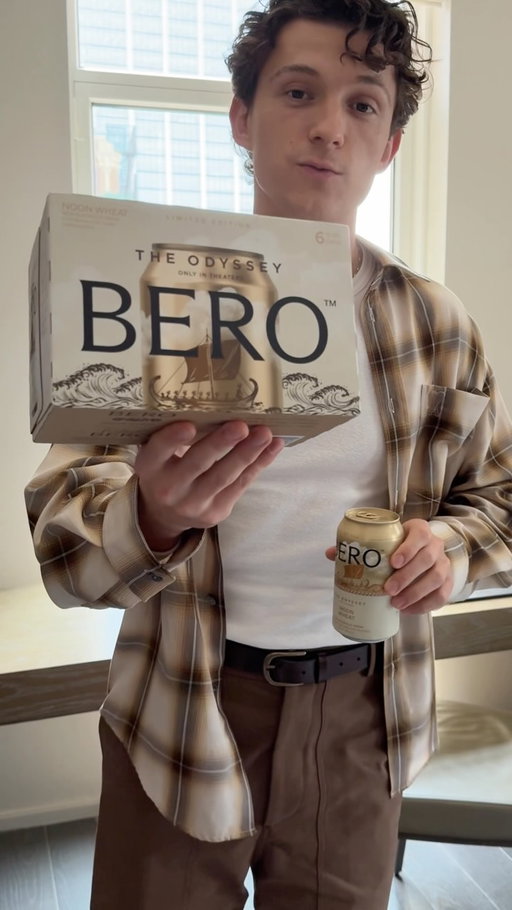 @berobrewing x @theodysseymovie limited-edition Noon Wheat 6-pack available now on berobrewing.com, US only. Christopher Nolan’s The Odyssey arrives in theaters July 17.